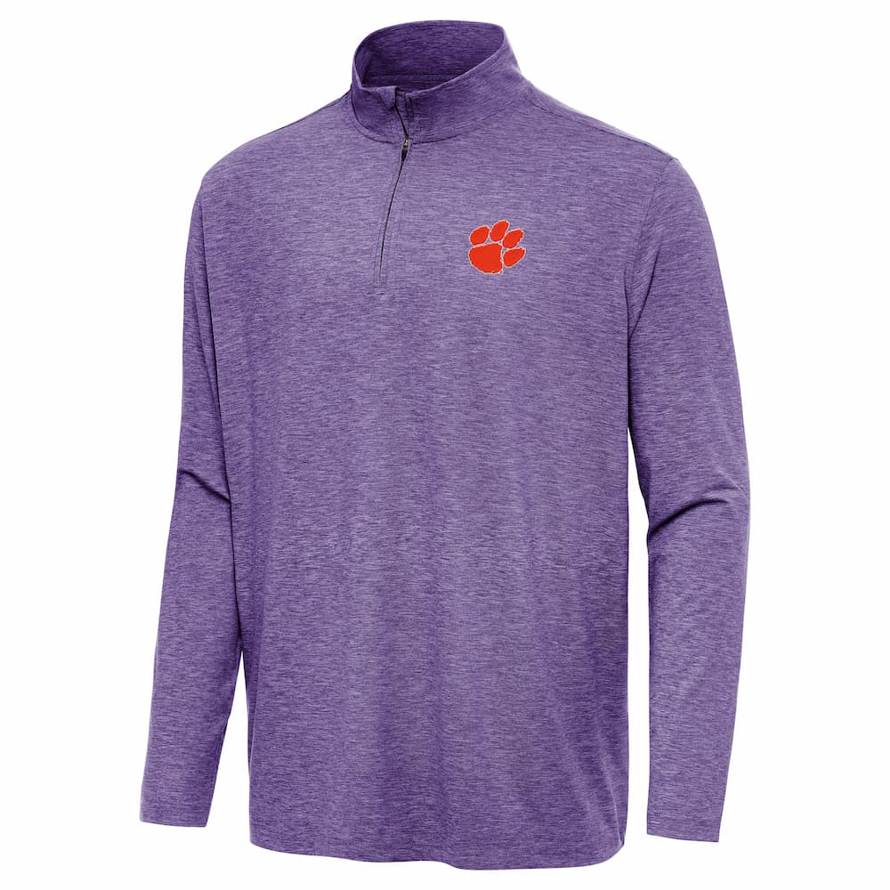 Antigua Men's Clemson Hunk Quarter Zip Pullover