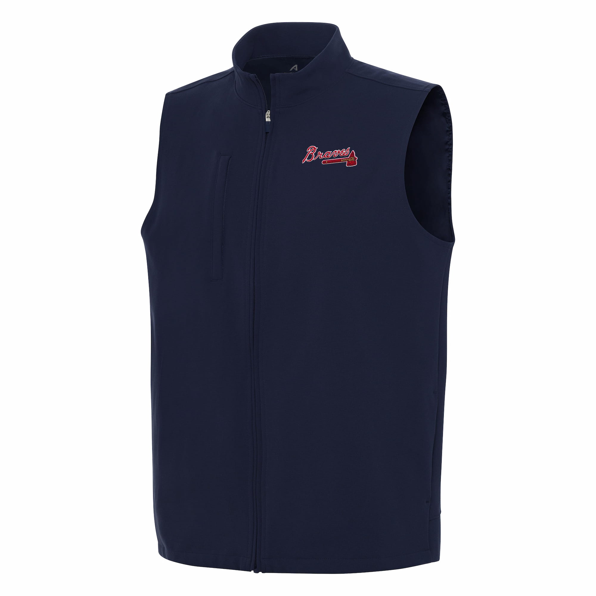 Antigua Men's Atlanta Braves Regard Vest