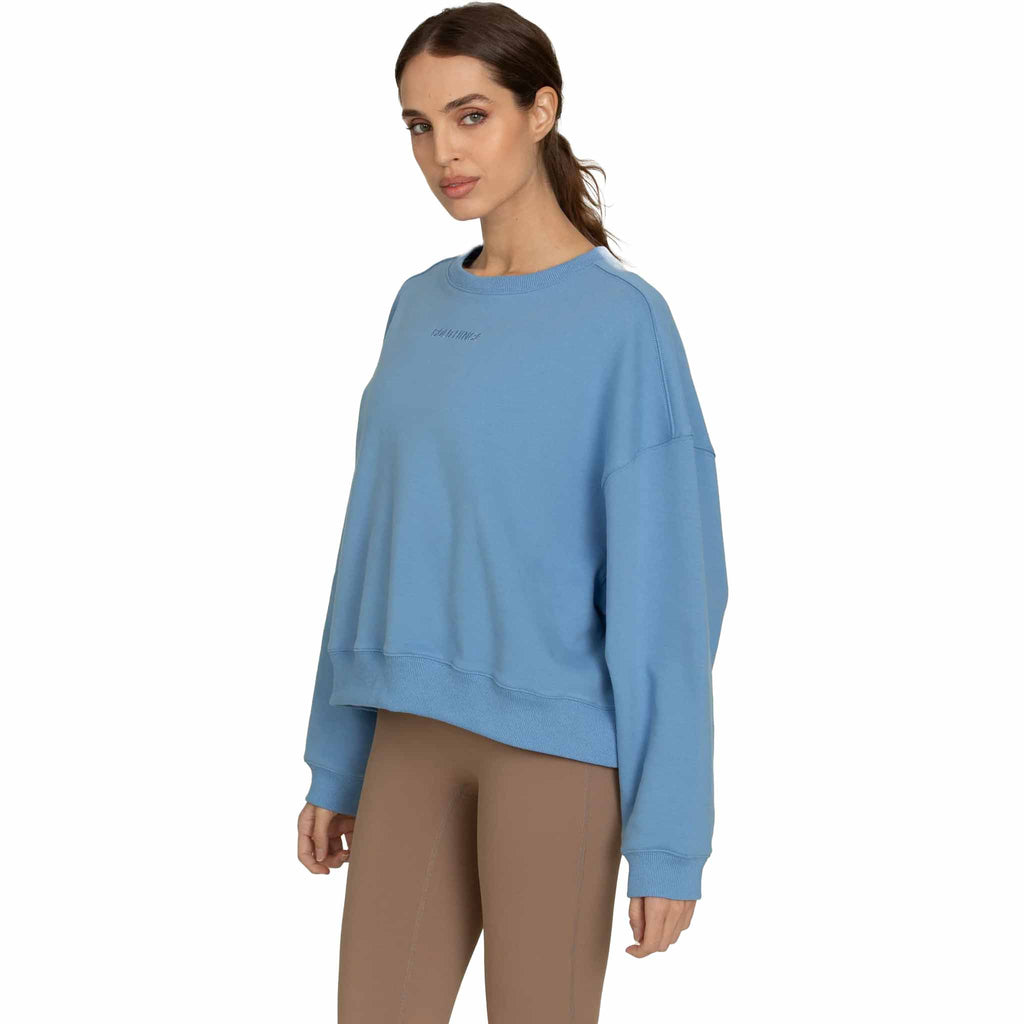 Gold Hinge Women's Oversized Crew Pullover