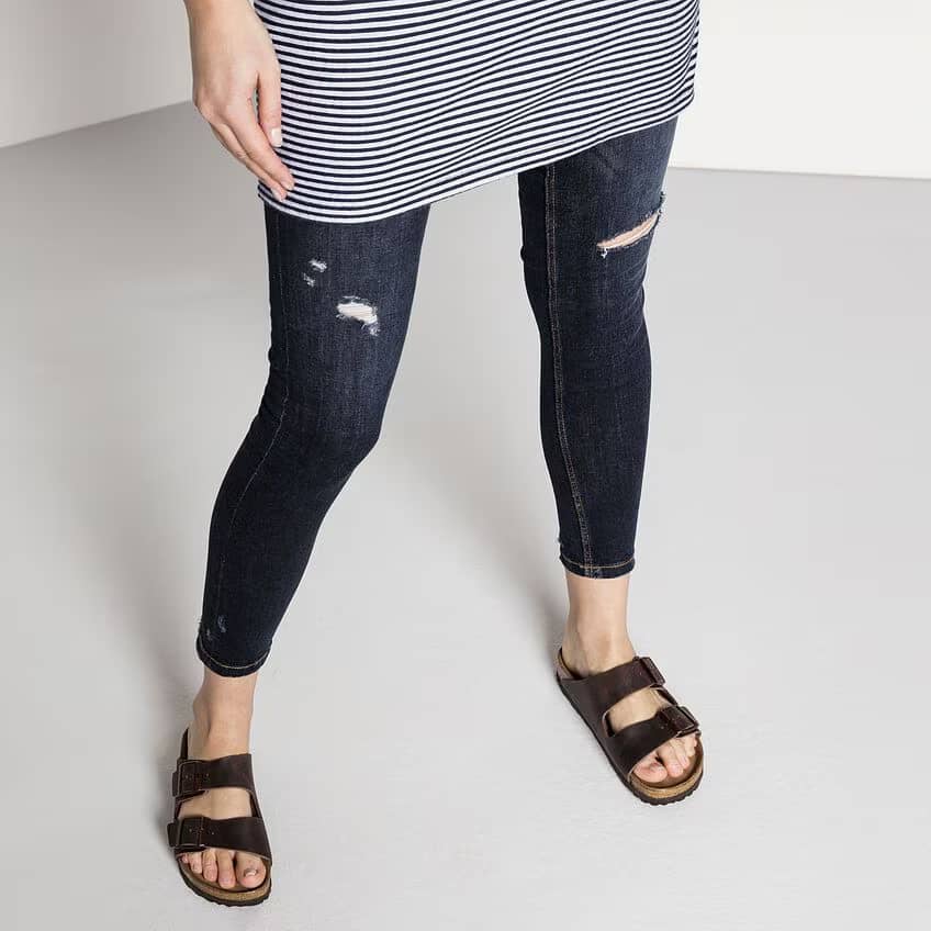 Birkenstock Arizona Oiled Leather Sandals - Habana - 452761