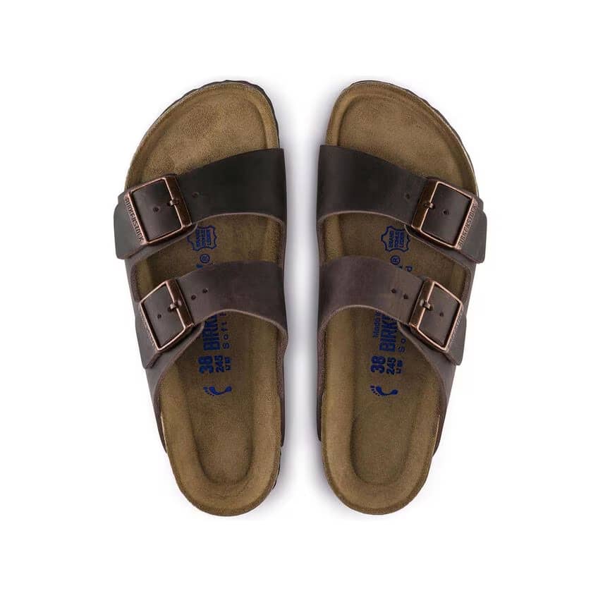 Birkenstock Arizona Oiled Leather Sandals - Habana - 452761