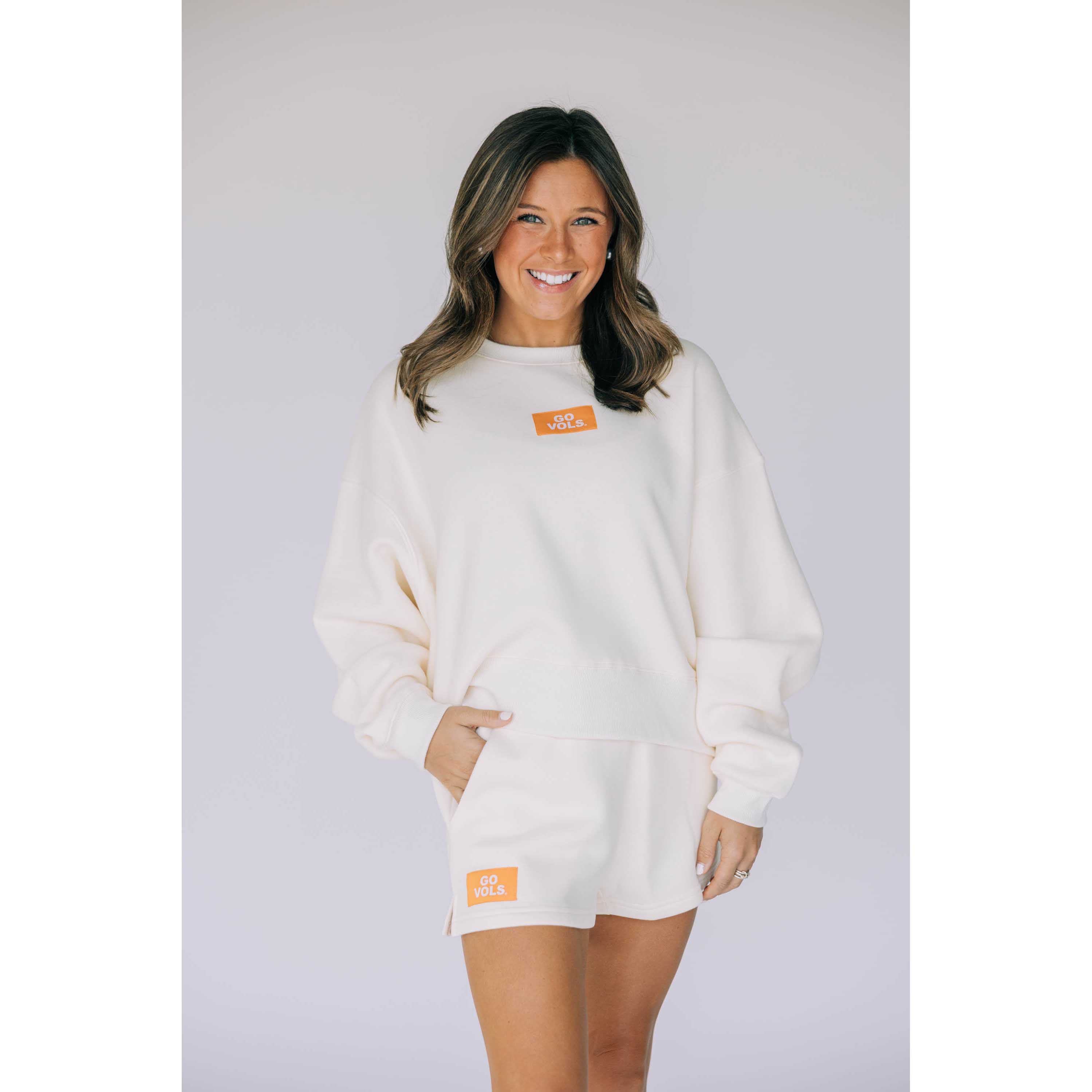 Scarlet & Gold Women's Becca Boxy Crewneck Sweatshirt - Tennessee