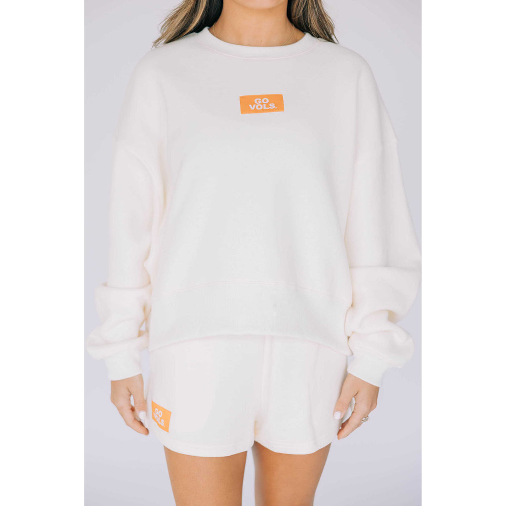 Scarlet & Gold Women's Becca Boxy Crewneck Sweatshirt - Tennessee