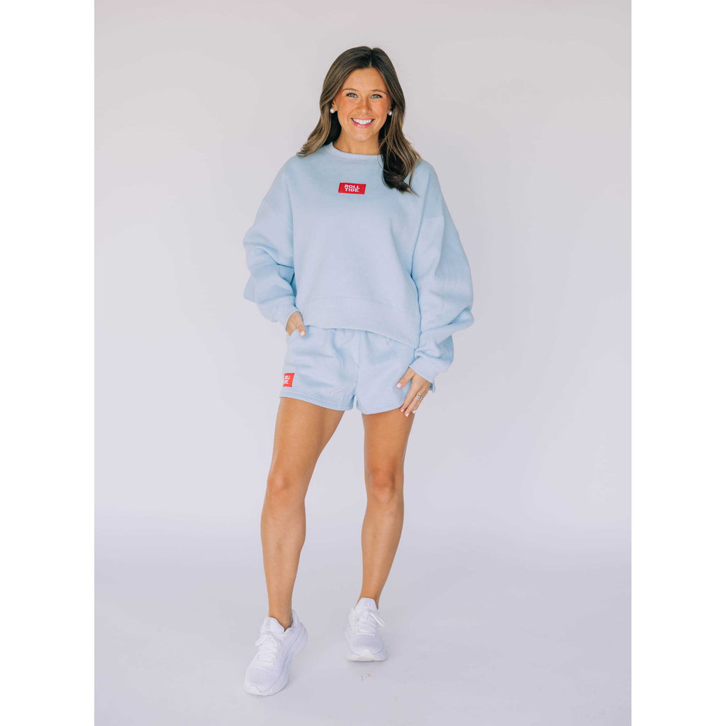 Scarlet & Gold Women's Becca Boxy Crewneck Sweatshirt - Alabama