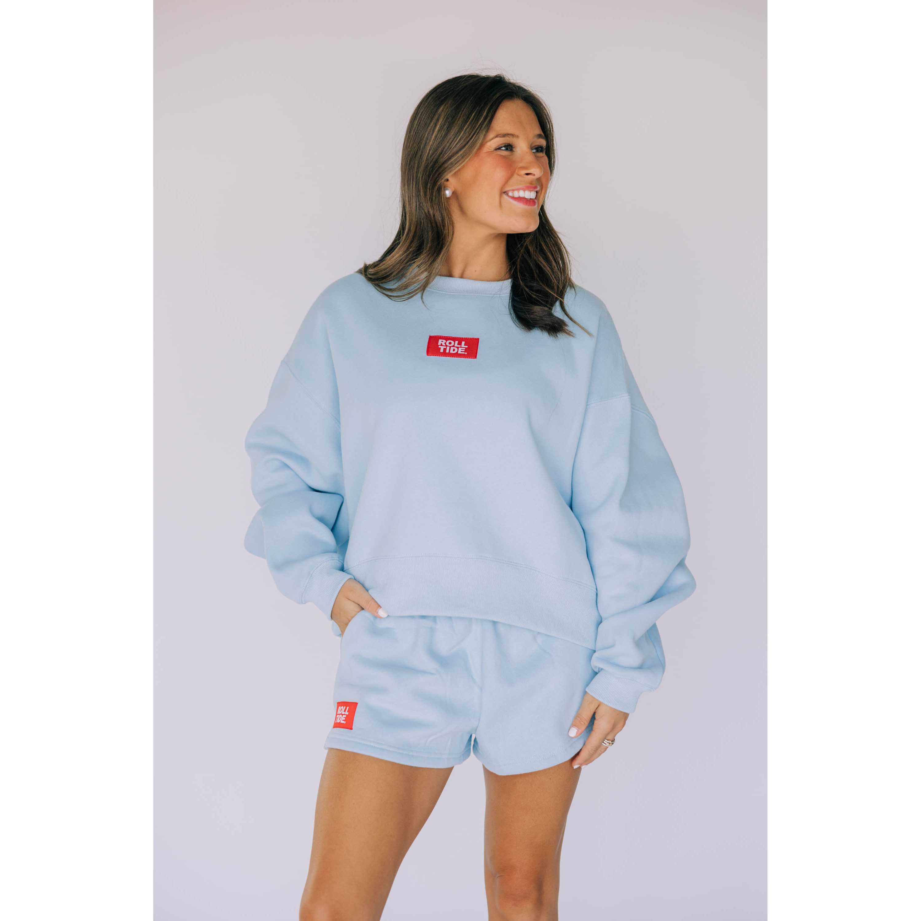 Scarlet & Gold Women's Becca Boxy Crewneck Sweatshirt - Alabama