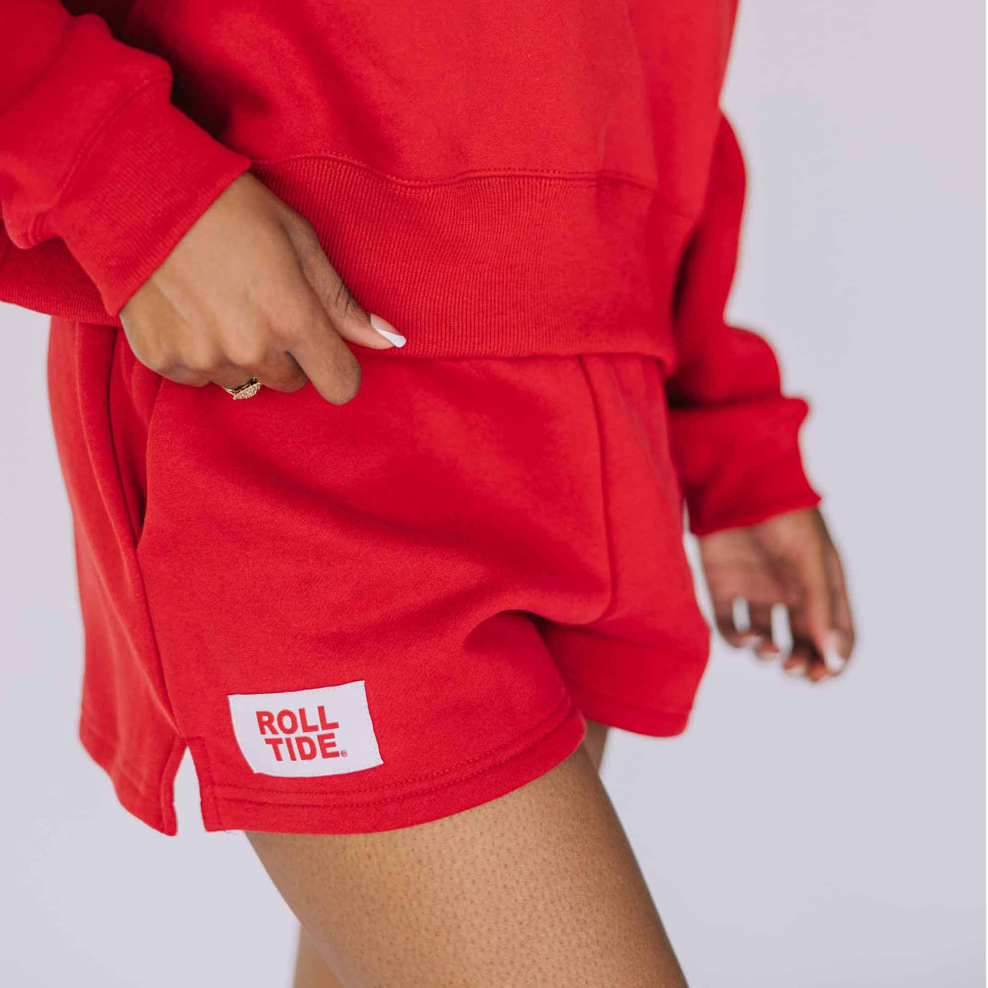 Scarlet & Gold Women's Becca Boxy Shorts - Alabama