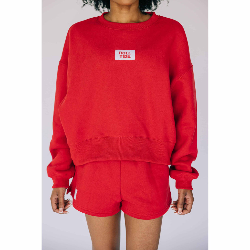 Scarlet & Gold Women's Becca Boxy Shorts - Alabama