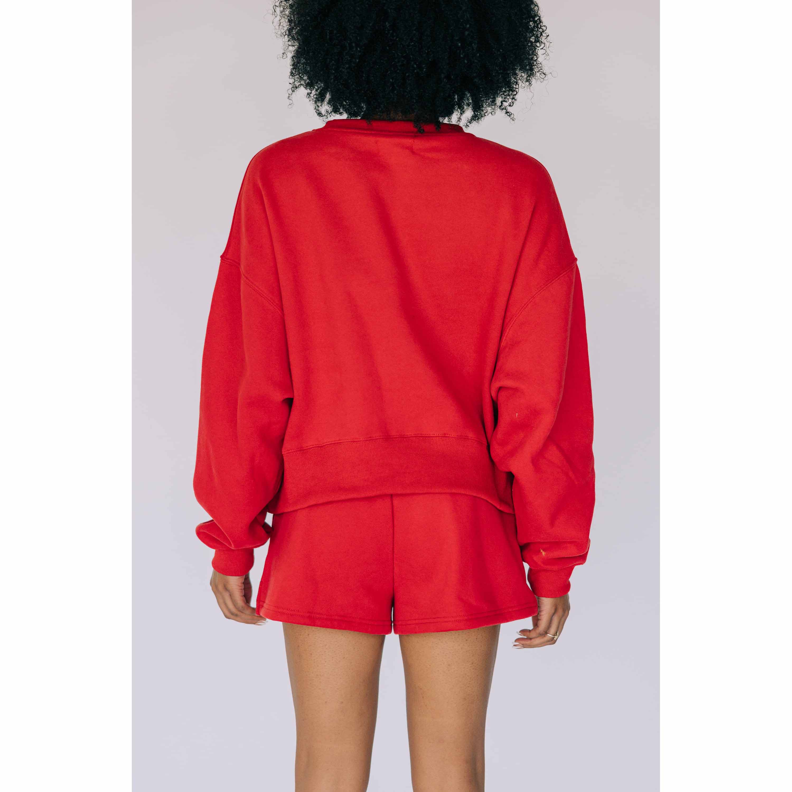 Scarlet & Gold Women's Becca Boxy Crewneck Sweatshirt - Alabama