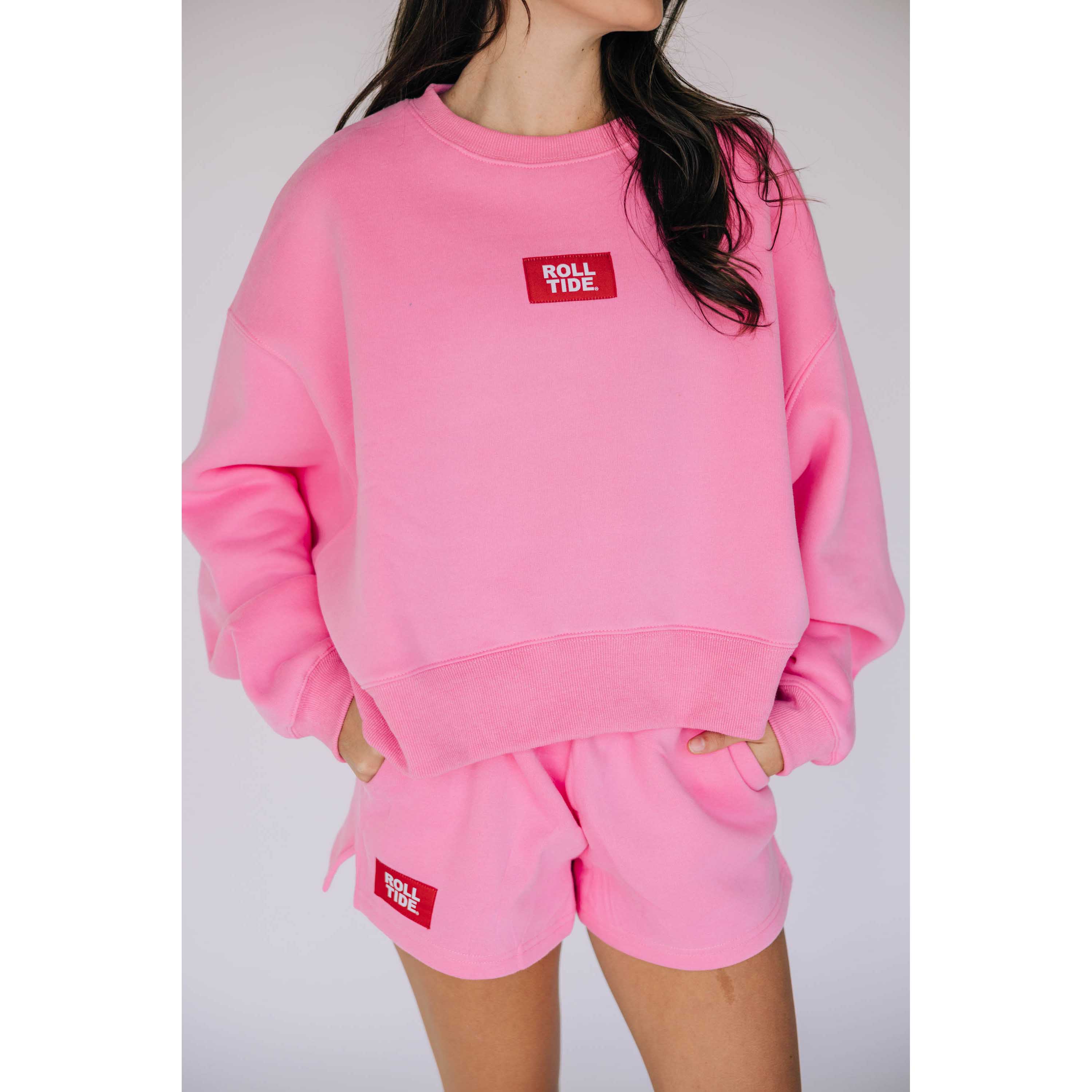 Scarlet & Gold Women's Becca Boxy Crewneck Sweatshirt - Alabama