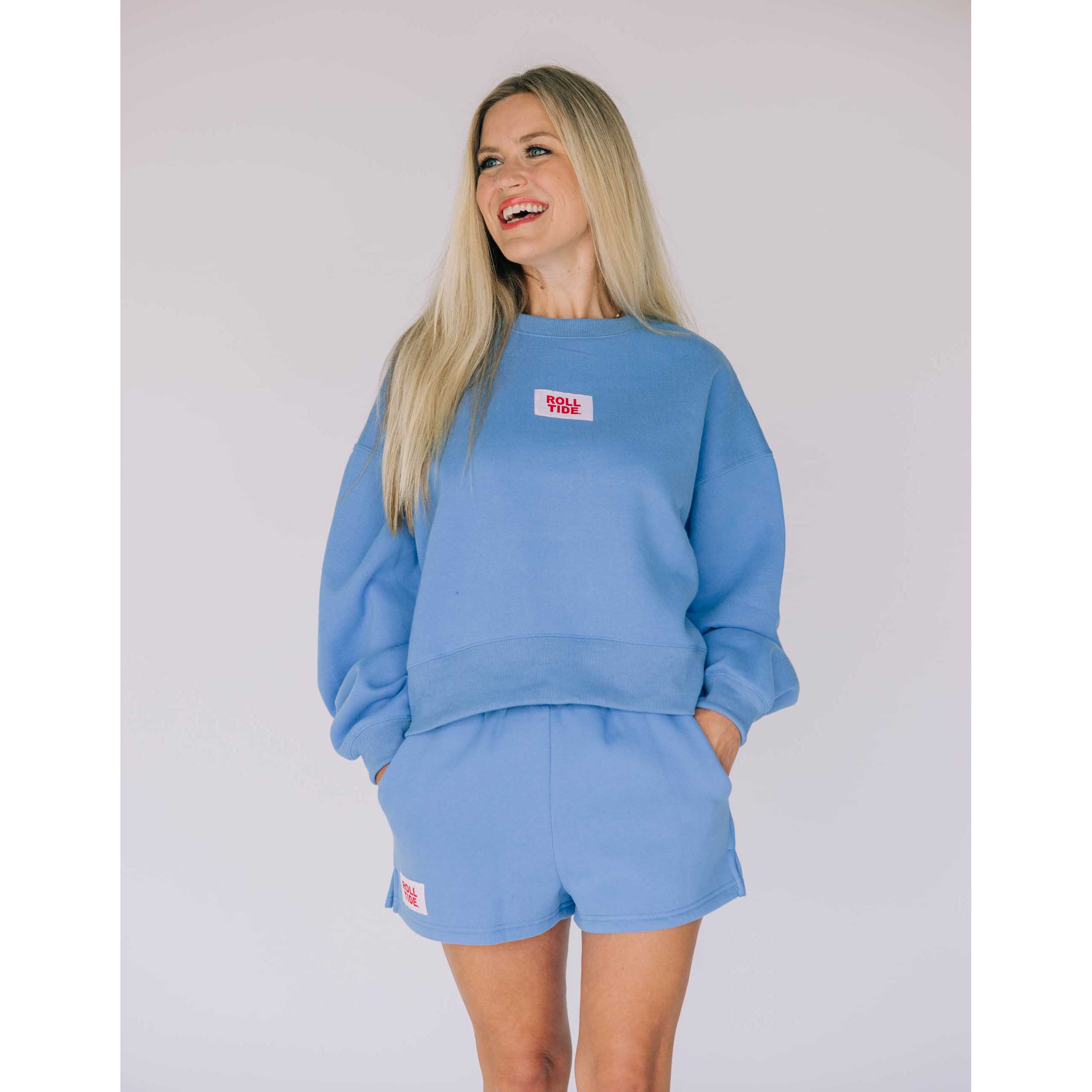 Scarlet & Gold Women's Becca Boxy Crewneck Sweatshirt - Alabama