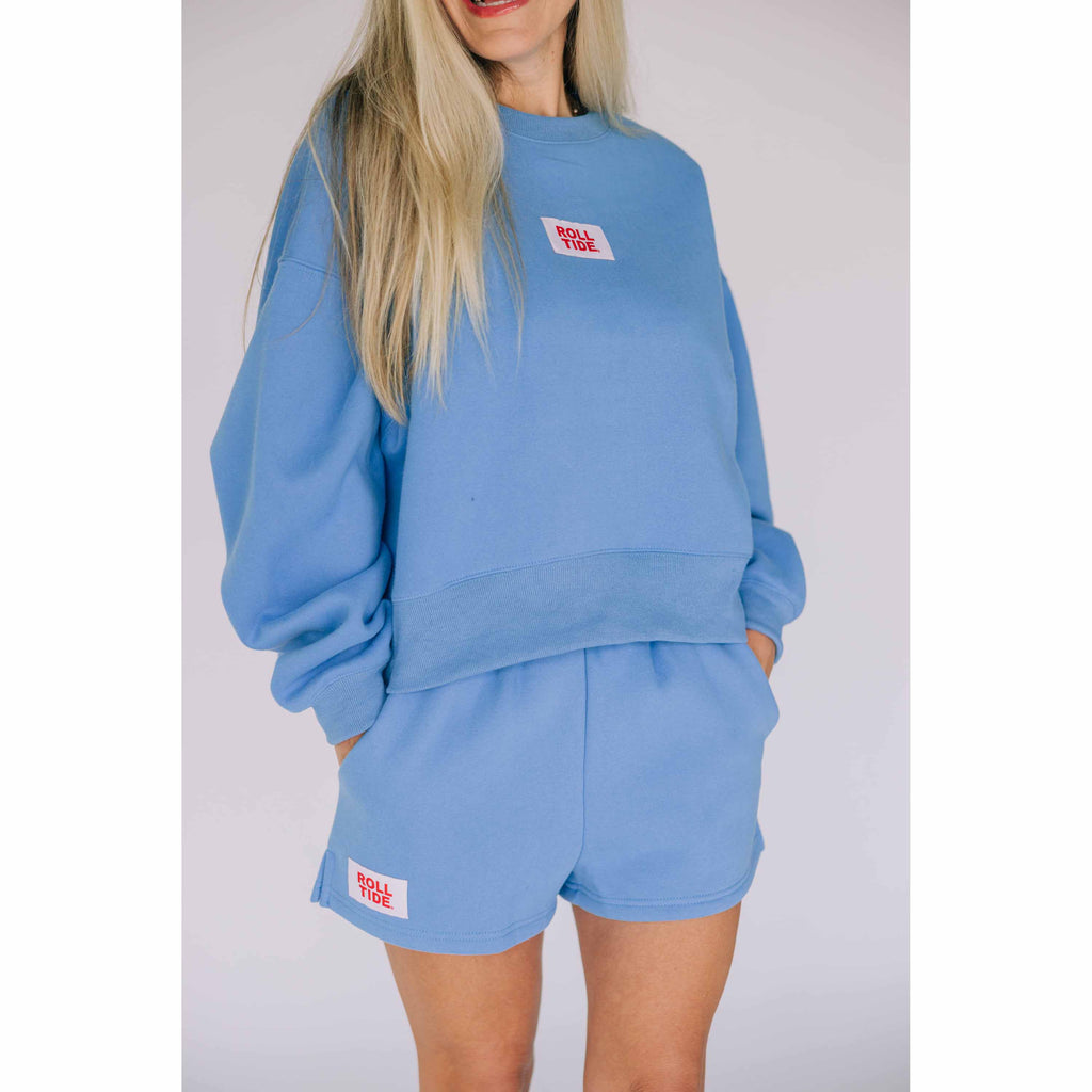 Scarlet & Gold Women's Becca Boxy Crewneck Sweatshirt - Alabama