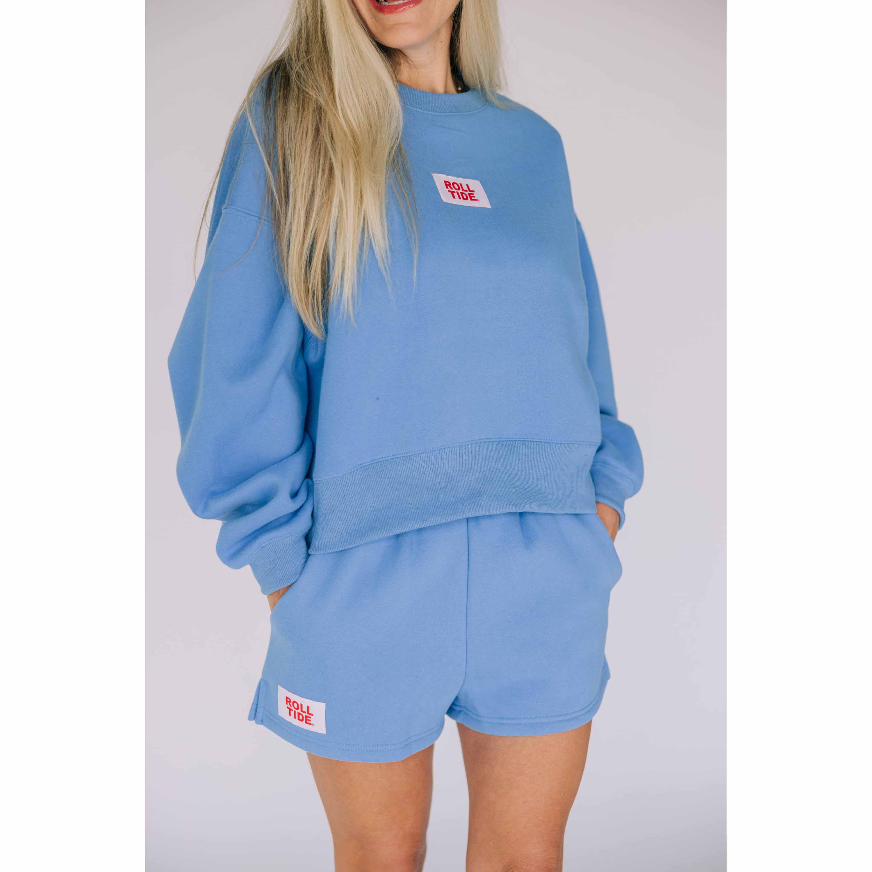 Scarlet & Gold Women's Becca Boxy Crewneck Sweatshirt - Alabama