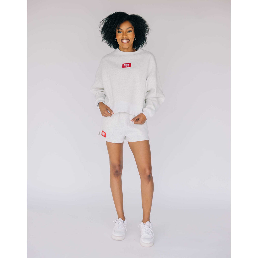 Scarlet & Gold Women's Becca Boxy Crewneck Sweatshirt - Alabama