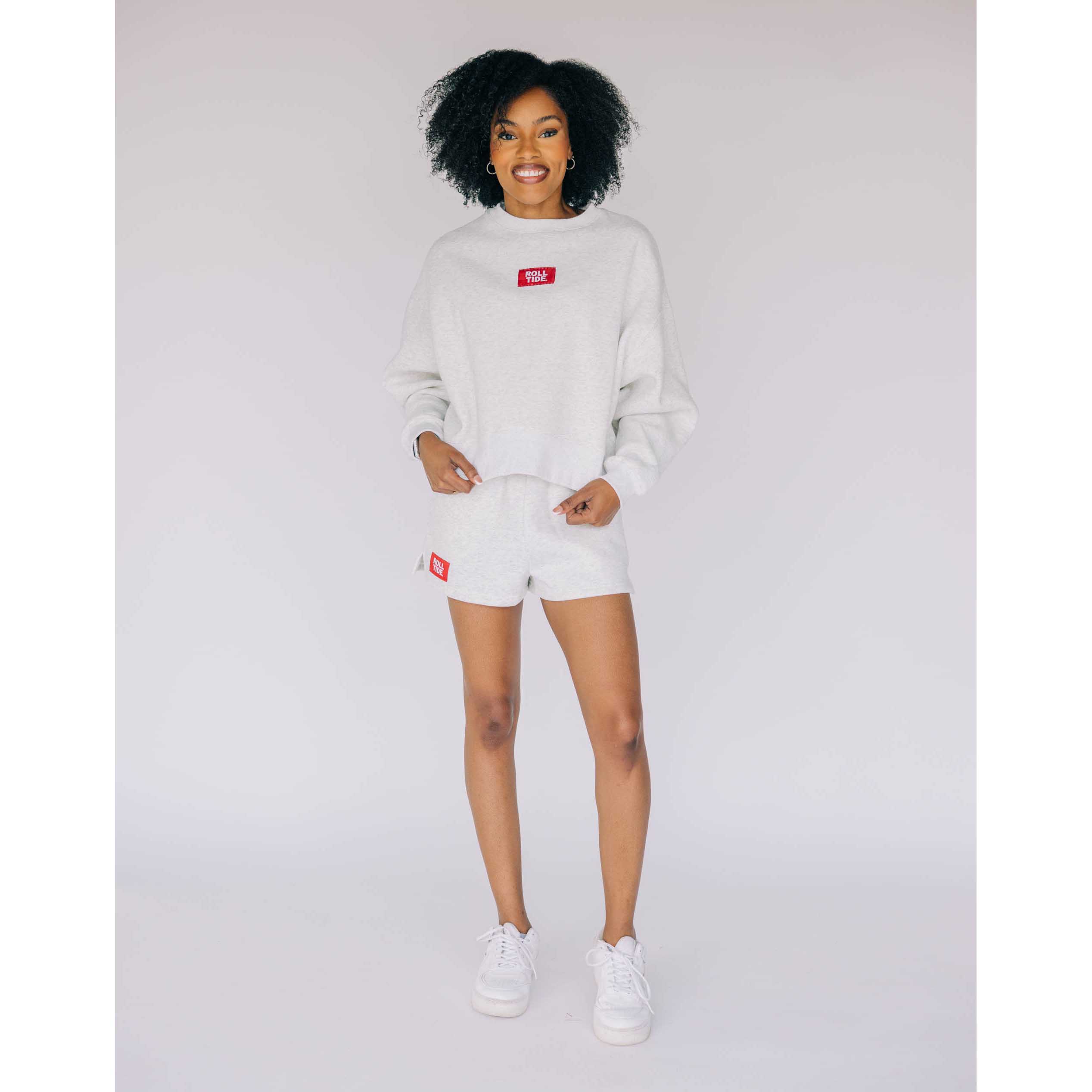 Scarlet & Gold Women's Becca Boxy Crewneck Sweatshirt - Alabama