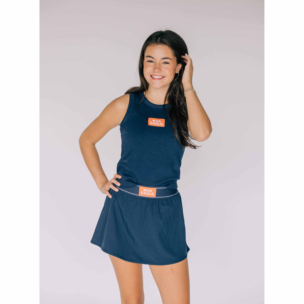 Scarlet & Gold Women's Alli Airy Tennis Skirt - Auburn