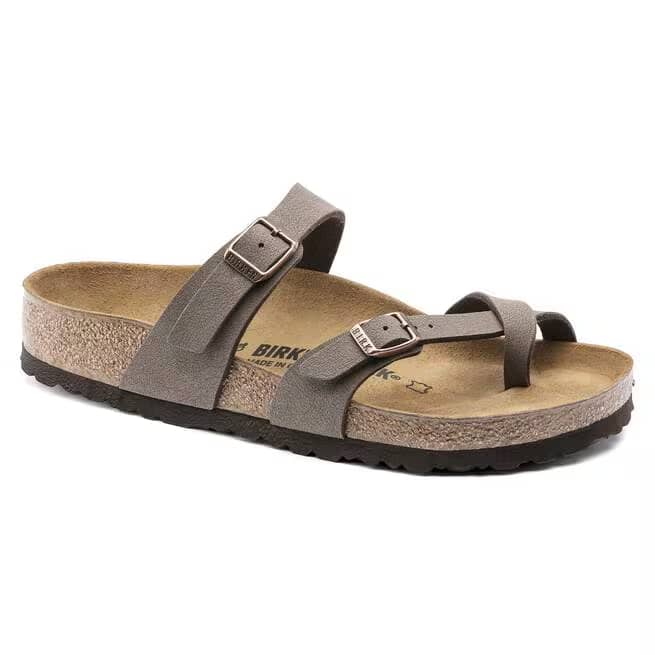Birkenstock Mayari Birkibuc Sandals - Mocha - 71061