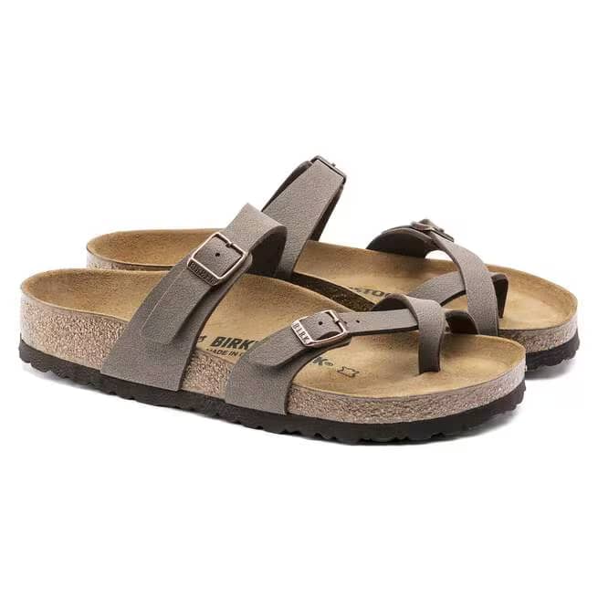 Birkenstock Mayari Birkibuc Sandals - Mocha - 71061