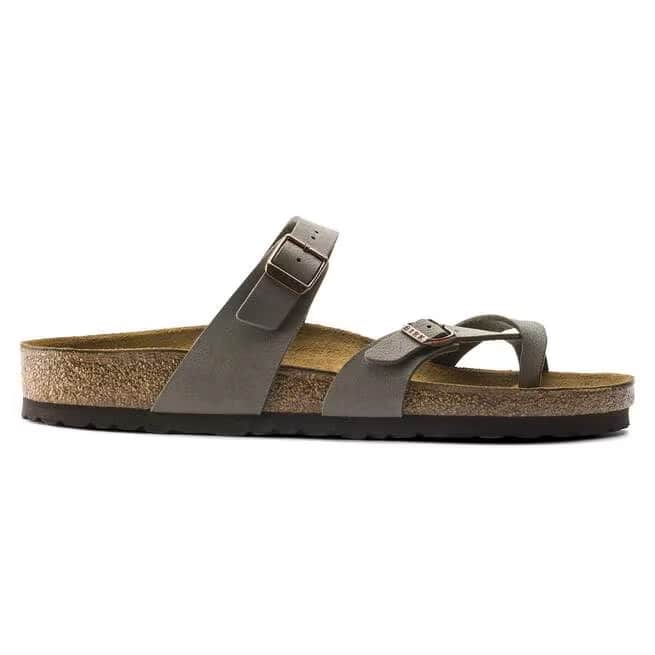 Birkenstock Women's Mayari Birkibuc Sandals - Stone - 71071