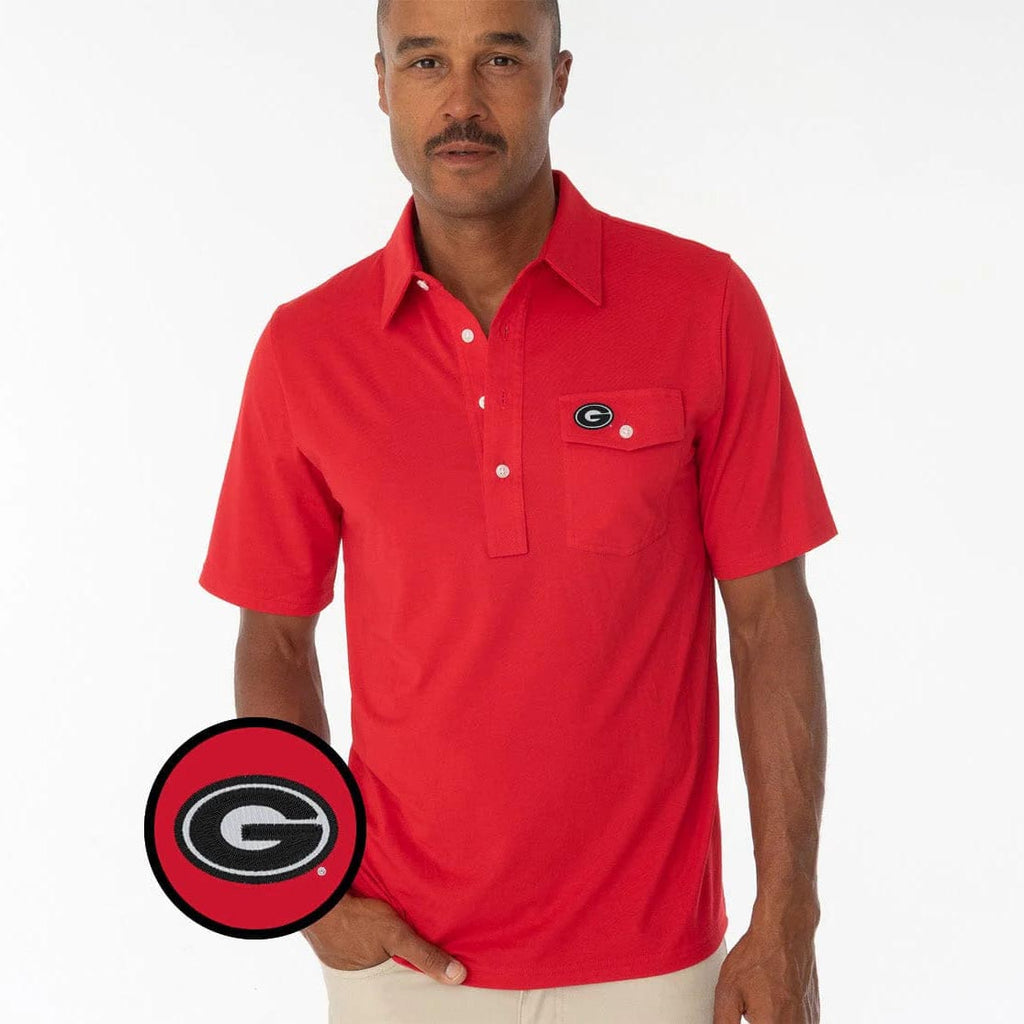 Criquet Men's UGA Performance Players Shirt - Georgia Logo