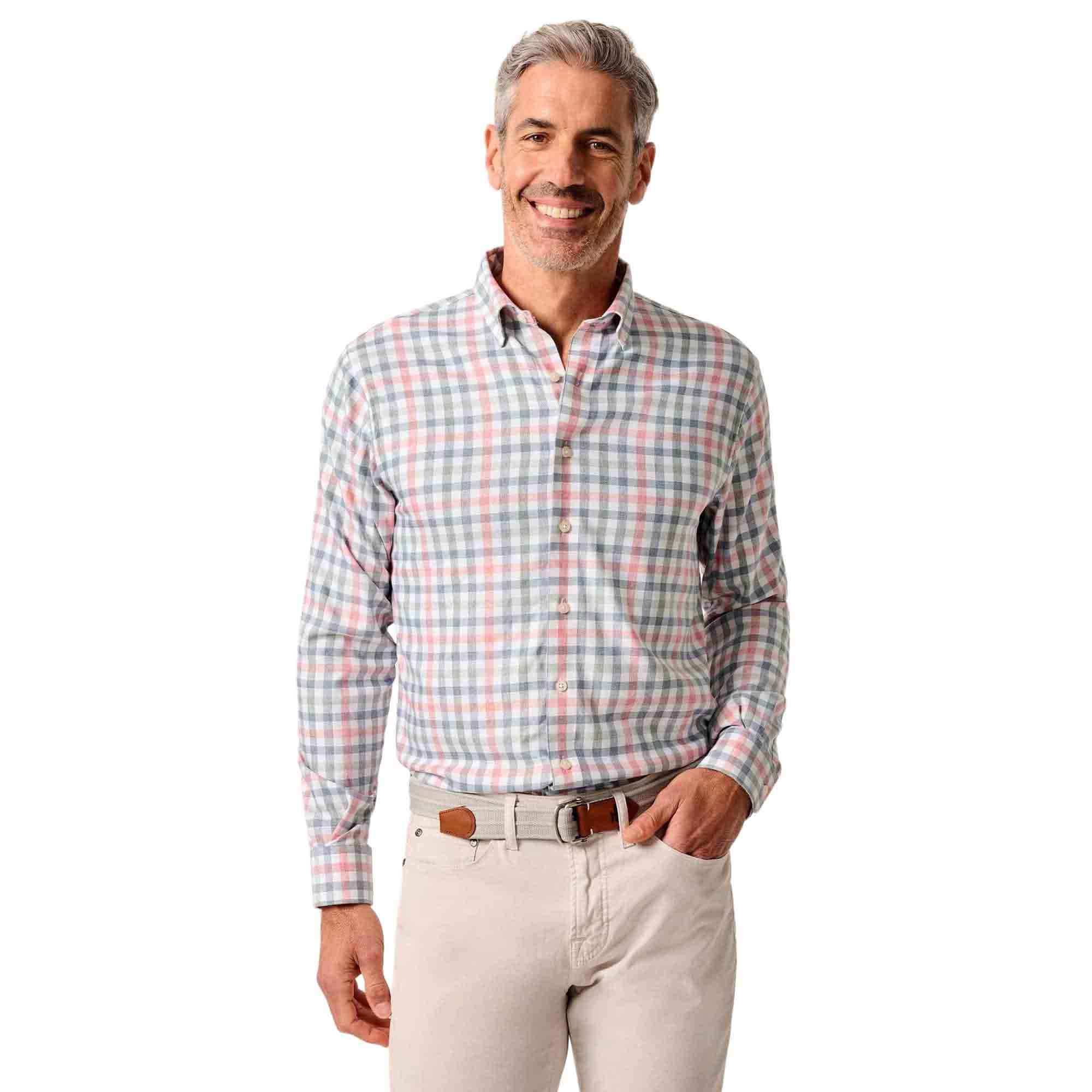 Johnnie-O Men's Callum Long Sleeve Shirt