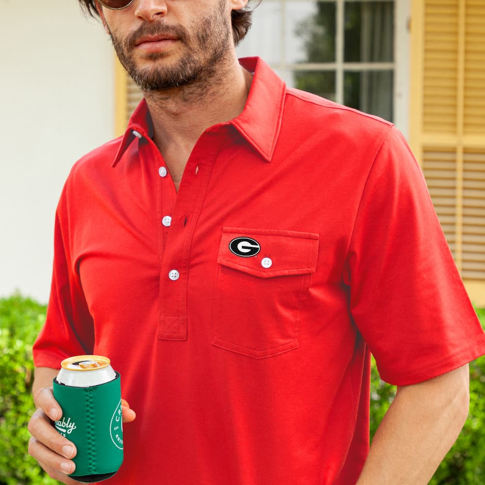 Criquet Men's UGA Performance Players Shirt - Georgia Logo