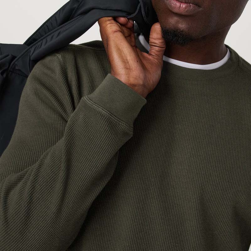 Free Fly Men's Long Sleeve Waffle Crew