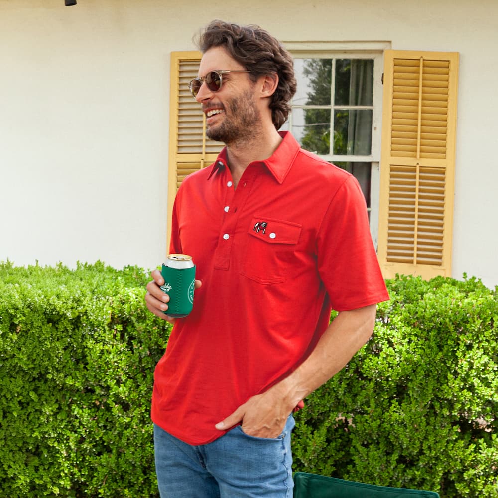 Criquet Men's UGA Performance Players Shirt - Bulldog Logo