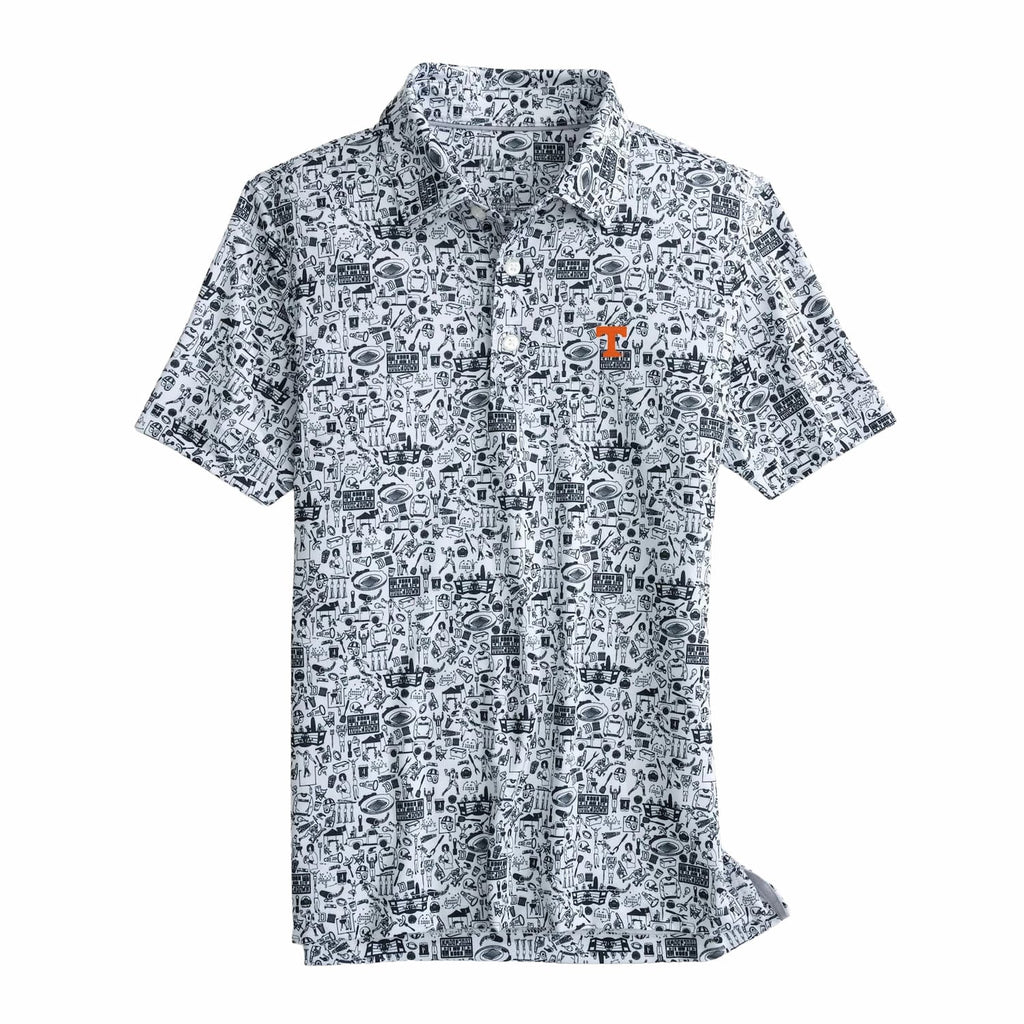 Johnnie-O Boys' Tennessee Tailgater 2.0 Polo